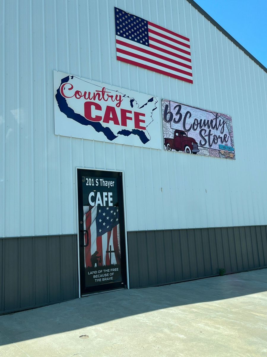 Front of Country Cafe