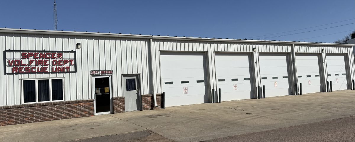 front of Spencer City Office